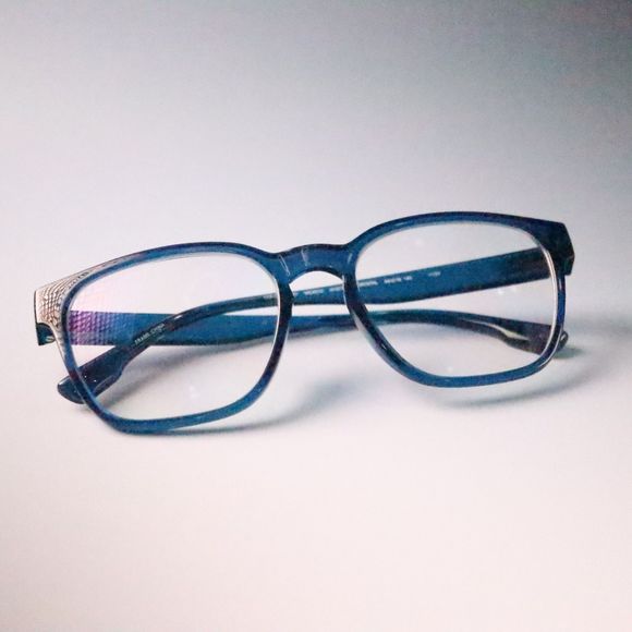 McALLISTER cold insert MC4510 teal crystal 54-18 145 eyeglasses frame N15 - Picture 2 of 8